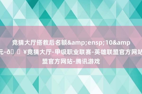 竞猜大厅搭救后名额&ensp;10&ensp;万元-🔥竞猜大厅-甲级职业联赛-英雄联盟官方网站-腾讯游戏